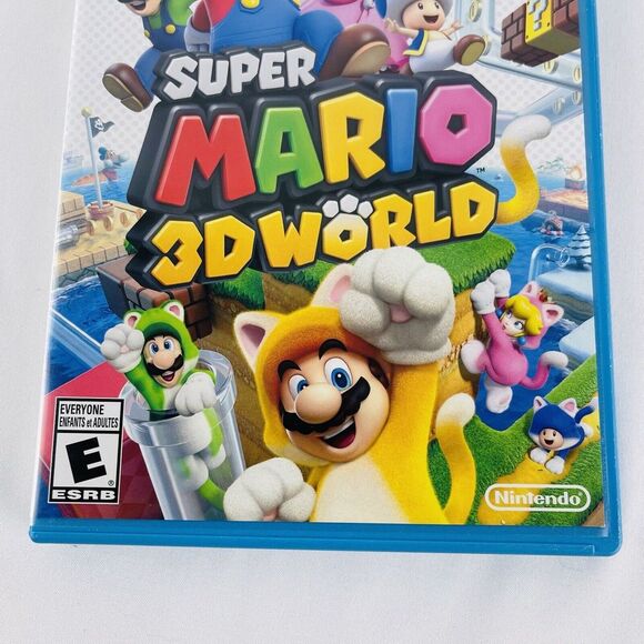 Nintendo Wii U Super Mario 3D World Complete With Manual Tested Working - Picture 5 of 14